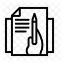 Handwriting Scribble Personal Icon