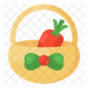 Harvest Grocery Bucket Carrot Bucket Icon