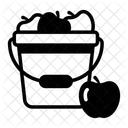 Farming Harvest Fruit Basket Icon