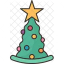 Hat Chrismas Tree Icon