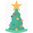Hat Chrismas Tree Icon