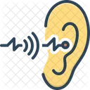 Hearing Sense Ear Icon