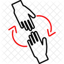 Help Hands And Gestures Solidarity Icon