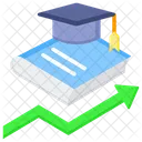 Higher Education Growth Education Icon