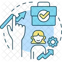 Higher engagement rate  Icon