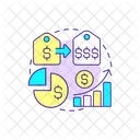 Higher Business Financial Icon