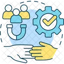 Higher retention rate  Icon