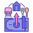 Highercostofliving Money Expenses Housing Budget Travellingexpense Living Icon