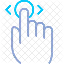 Hold Touch Fingers Icon