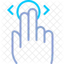 Hold Touch Fingers Icon
