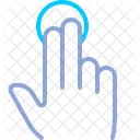 Hold Touch Fingers Icon