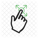 Hold And Move Icon