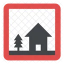 Traffic Home Sign Icon