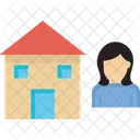 Homeowner Property Agent Real Estate Agent Icon