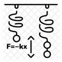 Hooks Law Compression Elasticity Icon