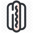 Hotdog Fast Food Sausage Icon