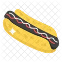 Hotdog Hotdog Sandwich Fast Food Icon