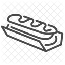 Hotdog Fast Food Junk Food Icon