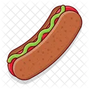 Hotdog Sausage Food Icon