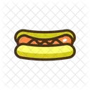 Hotdog Food Snacks Icon