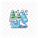 Ice Skating  Icon