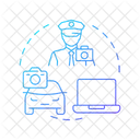 Body Camera Police Body Camera Law Enforcement Camera Icon