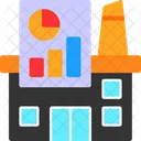 Industry Growth Chart Growth Trends Sector Expansion Icon