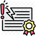 Infringement Agreement Copyright Icon