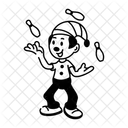 Juggler Circus Performer Icon