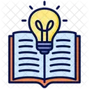 Knowledge Innovation Open Book Icon