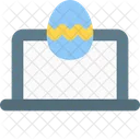 Laptop Easter Icon