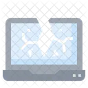 Laptop Screen Broken  Icon
