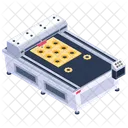 Automatic Cutter Machine Laser Cutter Machine Laser Food Cutter Icon