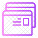 Letters Stack Mail Icon