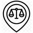 Pin Court Court Location Icon