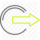 Logout Circle R Icon