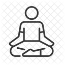 Meditating Yoga Meditation Icon