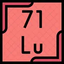 Lutetium Periodic Table Chemistry Icon