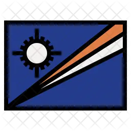 Marshall Island Flag Icon