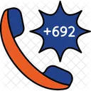 Marshall Islands Country International Code Icon