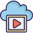 Cloud Media Media Storage Cloud Multimedia Icon