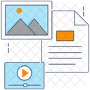 Media File Media Document Media Storage Icon