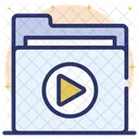 Media File Video File Media Storage Icon
