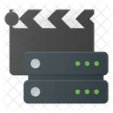 Storage Medial Database Icon