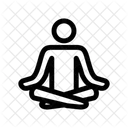 Meditating Meditation Yoga Icon