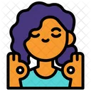 Meditating Icon