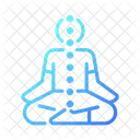 Meditating Meditation Yoga Icon
