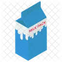 Tetra Milk Pack Dairy Product Organic Milk Icon