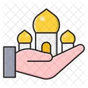 Mosque Pray Hand Icon