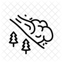 Snow Avalanche Icon